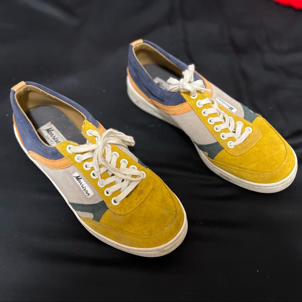 Morrison Suede Leather Fashion Walking Unisex Sneakers Size 41 (~US 9-10) - Picture 1 of 6